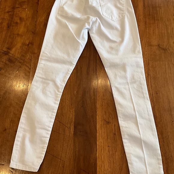Top shop moto Leigh super soft ankle grazer white jeans - Picture 3 of 7